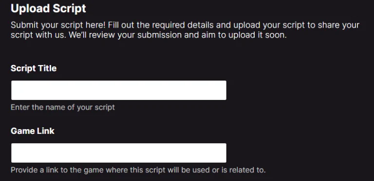 UPLOAD a Roblox Script to ScriptsRBX GUIDE!