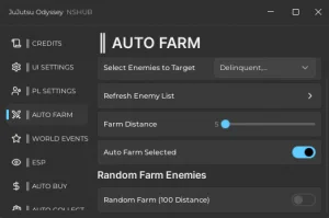 [RELEASE] Jujutsu Odyssey Auto Farm Script – Kill Aura, Teleport