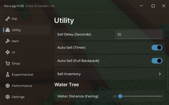 [🌱] Grow a Garden KEYLESS No Lag Hub Auto Farm, Auto Plant, Auto Sell, Auto buy & More
