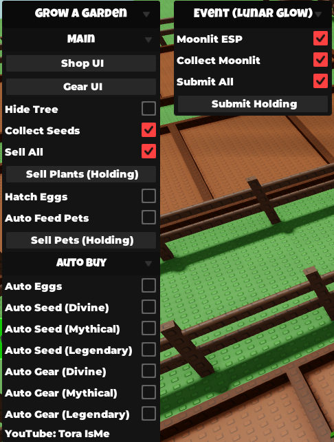 LUNAR GLOW Grow a Garden – Auto Collect Moonlit & Lunar Points!