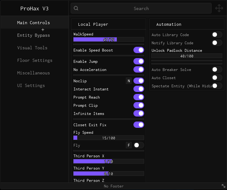 Roblox DOORS Script ProHax V3 Menu