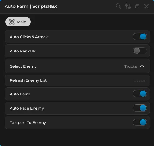 Anime Destroyers Roblox script OP GUI with auto farm toggles and kill aura features 2026