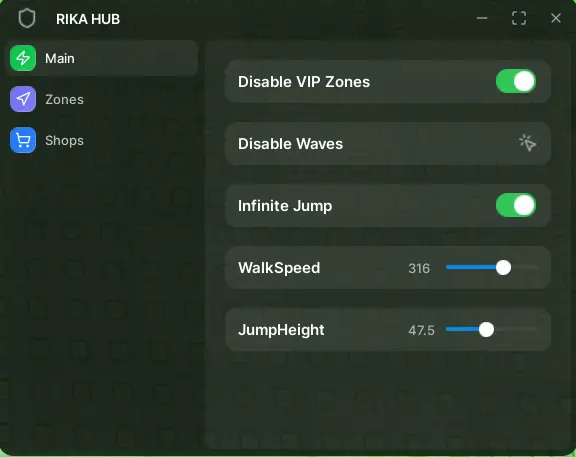 Survive LAVA for Brainrots script infinite jump god mode rika hub gui