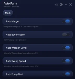 Merge & Dig Simulator Script – Auto Merge, Auto Buy Pickaxe, Auto Upgrades & Auto Egg