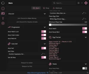 Ride A Pet Script – Auto Pickup, Auto Hatch, Auto Feed, Server Hop & Egg ESP