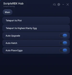 Swim For Eggs Script – Auto Hatch, Auto Place Eggs, Auto Upgrade & Egg Teleport