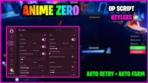 Anime Zero Script – Auto Farm, Auto Skill, Auto Retreat & Auto Next Chapter