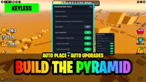 Build the Pyramid Script – Auto Farm Blocks, Auto Place & Auto Upgrades