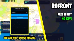 RoFront Script – Infinite Gold, Instant Win & Unlock All Arsenal